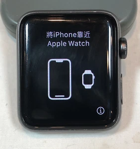 Apple Watch Series 3 GPS Cellular 42mm Aluminum Gray Case Watch - Factory Reset - Picture 1 of 8
