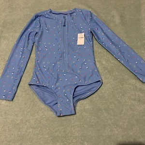 gap girls one piece Rash Guard swimwear size small 6-7 NWT - Picture 1 of 2