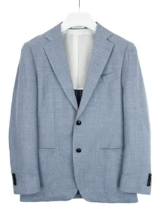 SUITSUPPLY Havana Patch HL Slim Blazer Men's UK 38 Wool Silk Linen Cashmere - Picture 1 of 9