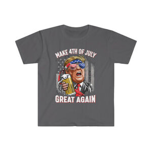 Funny Trump Make 4th Of July Great Again T Shirt FJB Anti Biden Ultra Maga Shirt