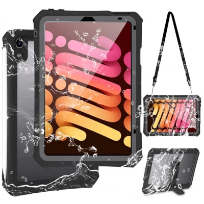For iPad Mini 6th/Mini (A17 Pro) Waterproof Case Full Body Shockproof Pen Holder - Image 1 of 4
