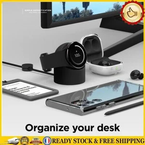 Wireless Charger Holder Cable Organizer for Galaxy Watch 5/5Pro (Black) - Zdjęcie 1 z 7