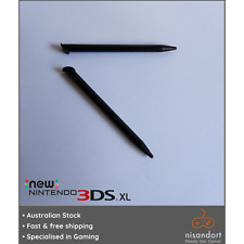 2x Nintendo New 3DS XL Stylus Black 🕹 (RED-004) - free post - Australian seller