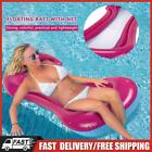 Foldable Inflatable Back Floating Row Air Mattress Swimming Pool Water Chair De