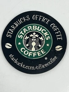Starbucks Collectible Logo Thick Rubber Coaster Office Coffee Rare 2000s - Picture 1 of 4