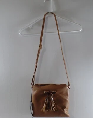 Tooled Crossbody Tassel Peta Approved Vegan 10" X 8" Adjustable Strap - NWT - Image 1 of 4