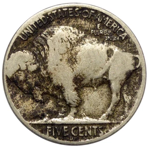 ETATS-UNIS 5 Cents Buffalo Nickel 1913 D KM#134 - Picture 1 of 2