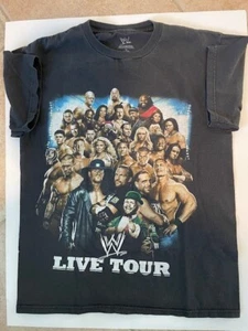 VINTAGE WWE Wrestling Live Tour "I Was There" T-shirt, Mens Medium, Black - Picture 1 of 2