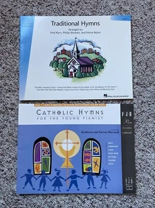 Lot of 2 easy piano hymn books. Brand new. Hal Leonard and FJH publishing.  - Picture 1 of 9