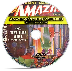 Amazing Stories Vol 3, 52 Classic Pulp Magazine, Fiction, Hugo Gernsbeck DVD C33 - Picture 1 of 1