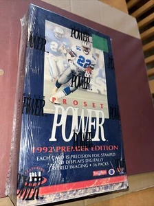 1992 proset power premier edition wax box Football - Picture 1 of 2