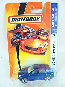 MATCHBOX 'PORSCHE CAYENNE' BLUE. 1:64. MBX METAL. MIB/BOXED/CARDED/LONG CARD - Picture 1 of 5