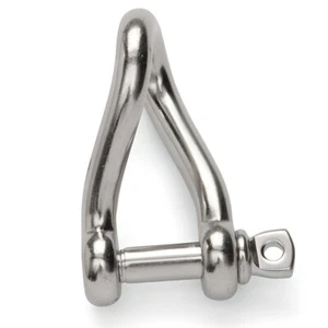 Grillo ritorto 316 A4 acciaio inox 4 5 6 8 10 12 mm D grillo Dee Lock Marine - Foto 1 di 3