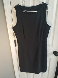 AGB Black Sleeveless Sheath Cocktail Dress Women's Size 14 Office Formal - Bild 1 von 5