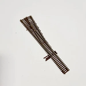 Atlas N Code 55 #5 Model 2051 Right Hand Turnout Nickel Silver Rail Brown Ties - Picture 1 of 1