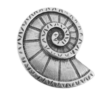 Gancio A Vite In Ottone Argentato Usato Minott 27947 - Immagine 1 di 2