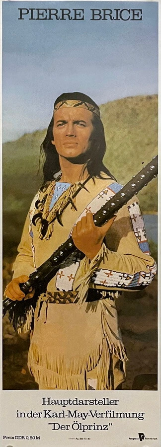 Winnetou "DER ÖLPRINZ" original Streifenplakat DDR gerollt 1983 Kleinplakat - Bild 1 von 1
