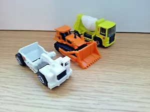 Matchbox Construction Building Vehicles 2005 Cement Mixer Ground Breaker Scraper - Picture 1 of 10