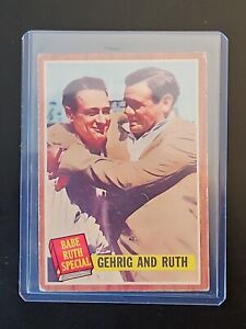 1962 Topps Gehrig And Ruth Babe Ruth Special  #140 New York Yankees