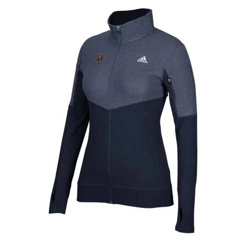 Real Salt Lake MLS Adidas Women's Team Logo Navy Blue Lightweight Jacket Cover
