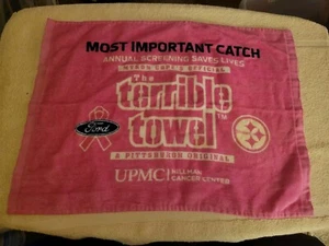 Pittsburgh Steelers Breast Cancer Awareness Terrible Towel - Picture 1 of 4