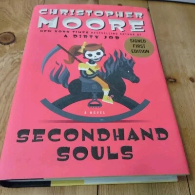 Christopher Moore   Secondhand Souls   Signed US HCDJ 1st/1st - Image 1 of 4
