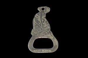Antiguo abridor de botellas de dama figurativa publicidad de agua de roca blanca y jengibre Ale - Imagen 1 de 3