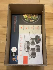 Jamie Oliver by Tefal Hard Anodised Aluminium Non-Stick Stockpot with Glass Lid - Picture 1 of 6