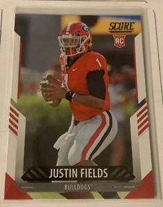 2021 Score #360 Justin Fields Rookie RC Chicago Bears - Picture 1 of 2