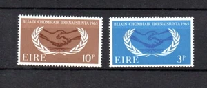 Irlanda 1965 Set Sellos UNO (Michel 174/75) Bonito MNH - Imagen 1 de 1