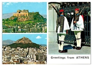 Grüße aus Athen Griechenland Postkarte - Bild 1 von 2