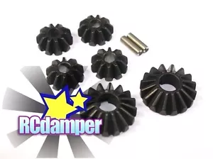 HARD STEEL DIFF BEVEL GEAR 6PCS HPI BULLET MT ST WR8 FLUX KEN BLOCK DIFFERENTIAL - Picture 1 of 1