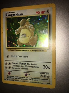 Kangaskhan 5/64 Holo Rare ERROR No Set Symbol Jungle Misprint Pokemon Card - Picture 1 of 6