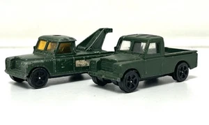 Corgi Juniors Land Rover X2 Green Diecast Toys Vintage Collectibles 1978 1.43 - Picture 1 of 10