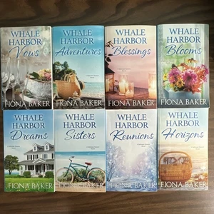 Fiona Baker Saltwater Sunsets Complete Set of 8 Whale Harbor Romances - Picture 1 of 15