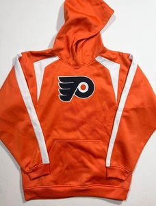 Philadelphia Flyers Sweatshirt Women Size XL Hooded NHL Hockey Orange - Picture 1 of 12