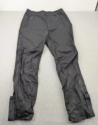Pantalones de lluvia Olympia Moto Sports para hombre 38x33 negros aislados impermeables Foto 1 de 4