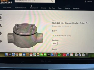 ABB Rohrablaufkasten mit Deckel; Teil#: GUAC26 SA - Bild 1 von 8