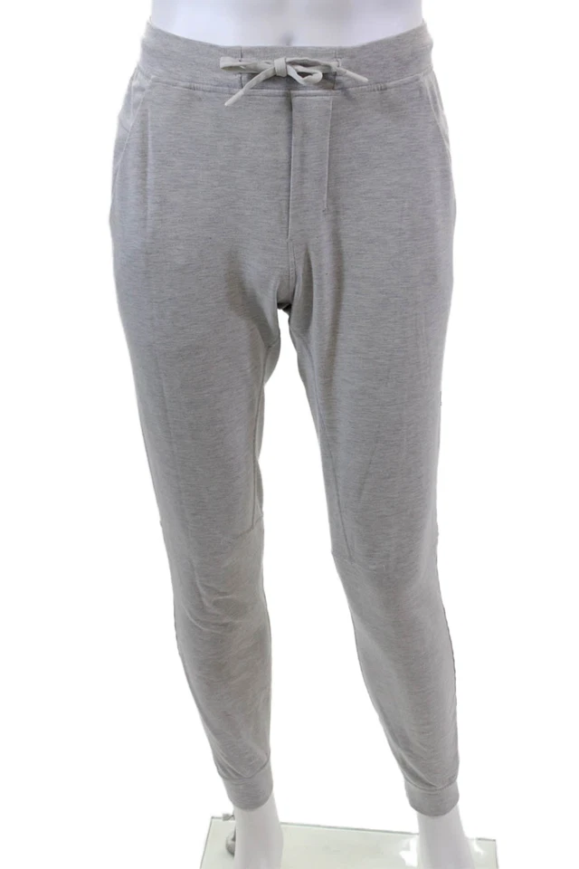 Pantalones deportivos ajustados informales con cordón gris talla XS de Lululemon para mujer Foto 1 de 4