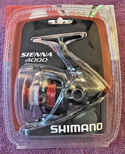 Shimano SIENNA SN4000FGC Spinning Reel Black/Red "Brand New" Free Shipping - Picture 1 of 5