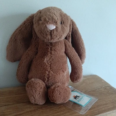 Jellycat Little Bashful Nutmeg Small Brown Bunny - New With Tags - Image 1 of 4