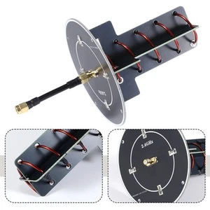 Spiral 2 4GHz Antenna with 13dBi Gain for Extended Range Communication - Photo 1/16