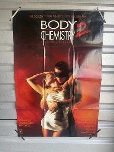 RARE Vintage Folded 1991 “BODY CHEMISTRY 2” Movie Poster (26.75x39.75) - Picture 1 of 6
