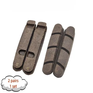 2 Paar 4 Stück Rennrad Bremsbeläge Fahrrad Carbon Rad Kork Holz Block Backen Bremse - Bild 1 von 19