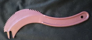 Tupperware Sli Saw All Cheese Slicer~Olive Fork~Knife~Dusty Rose Pink New - Picture 1 of 1