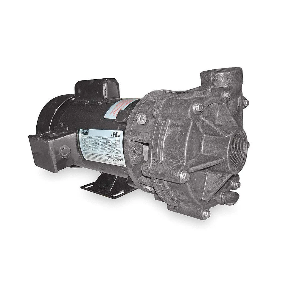 DAYTON 2YEV4 Contrug Pmp, Noryl, 1P, 1 1/2in, 1/3hp, 22gpm 2YEV4 - Imagem 1 de 1