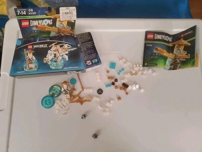 LEGO DIMENSIONS Ninjago Fun Pack Sensei Wu & Flying White Dragon 71234 NEW - Image 1 of 4