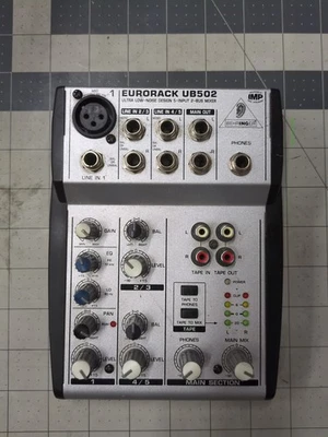 Behringer Eurorack UB502 Compact Mixer w/o Adapter Free Shipping - Image 1 of 3