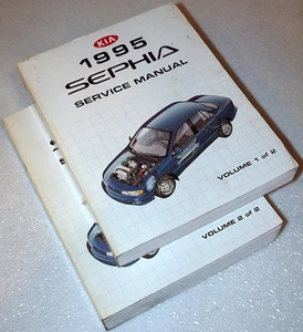 1995 Kia Sephia Factory Service Manual Original Shop Repair Set RS LS GS - Bild 1 von 1