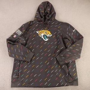 Jacksonville Jaguars Hoodie Mens 3XL Nike Dri Fit NFL On Field Team Issue Coach - Picture 1 of 13